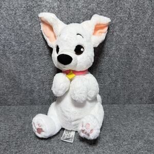 Disney Parks Babies Baby Bolt White Dog Puppy Plush Stuffed Animal 10 inch